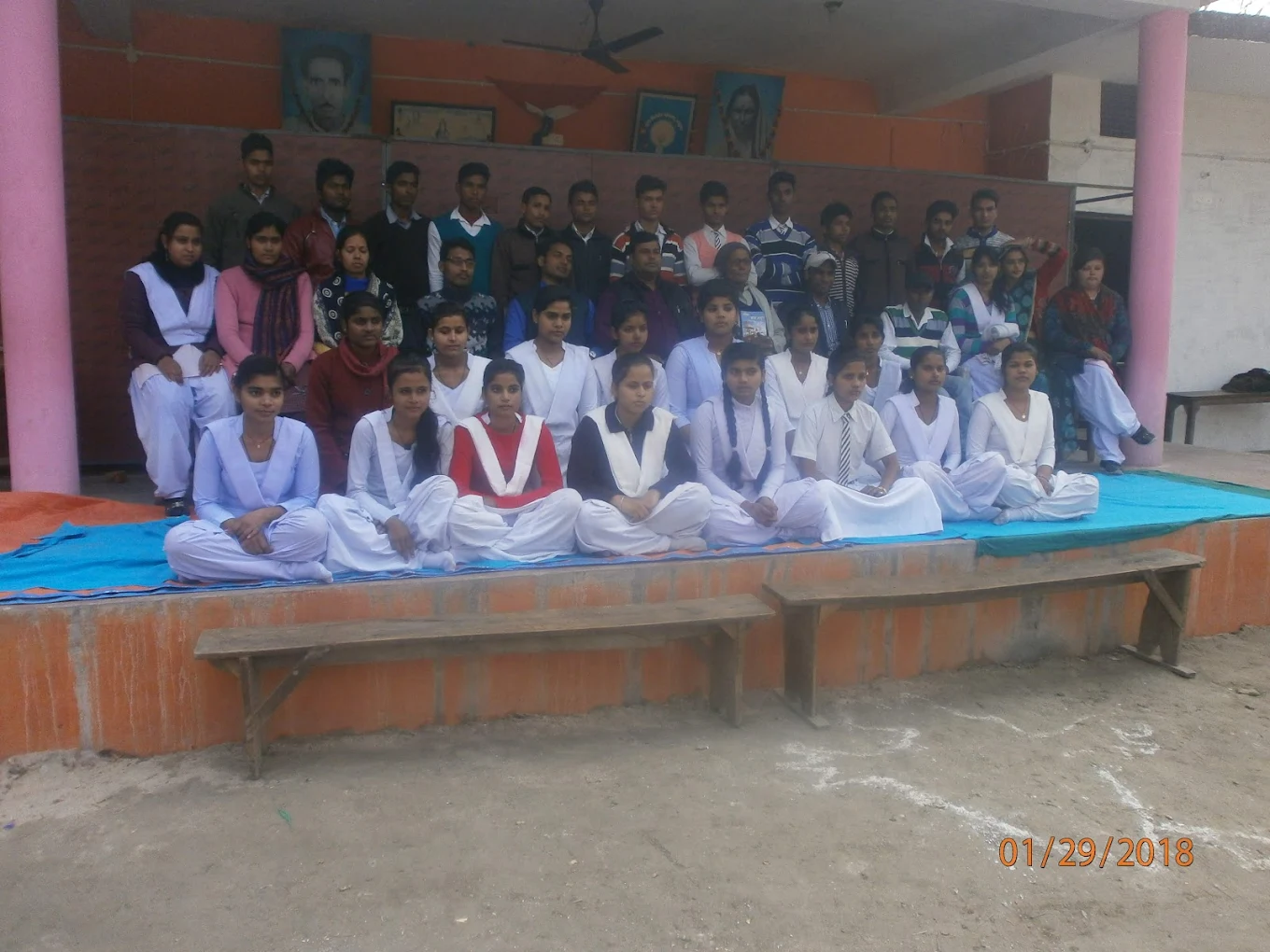 School activity and campus area